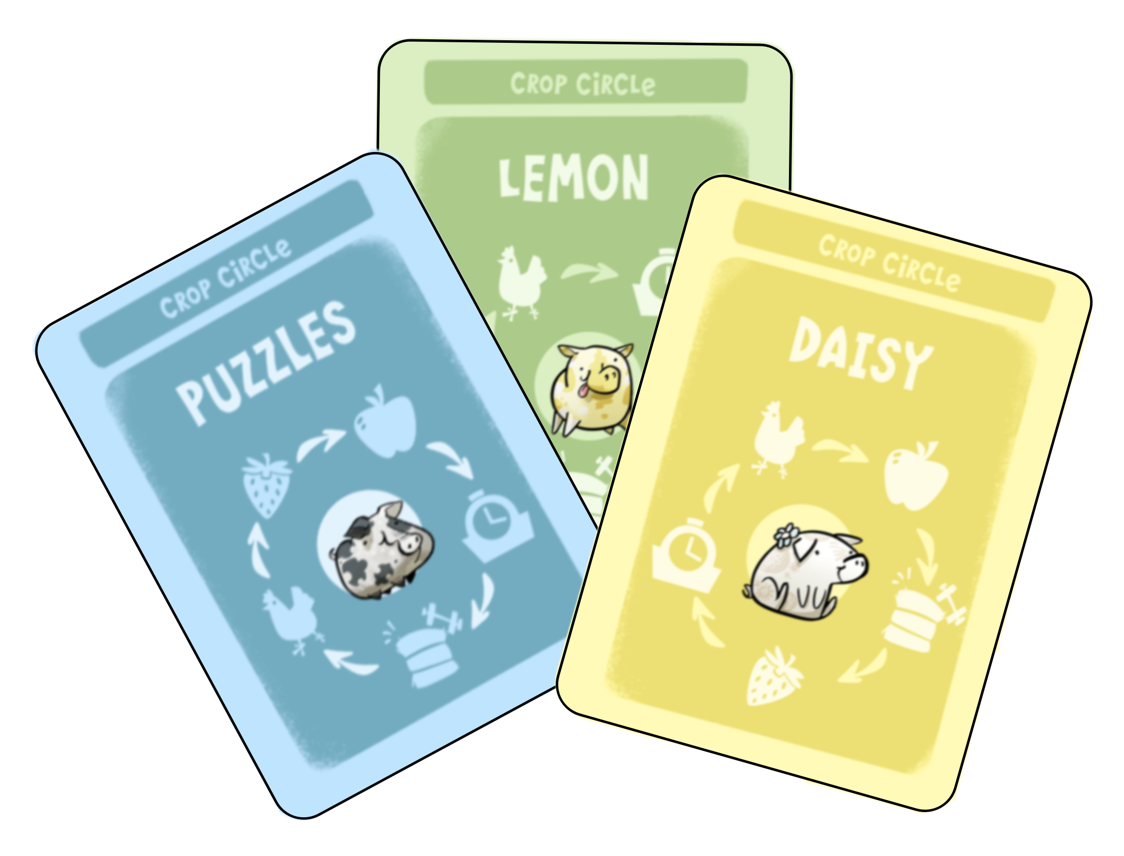 Deal of the Day Cards from the Frango Morango Board Game